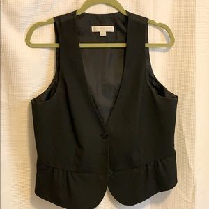 Adorable classic feminine black vest!